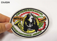Custom Pet Dog Club Stick On Embroidered Patches No Minimum Eco - Friendly